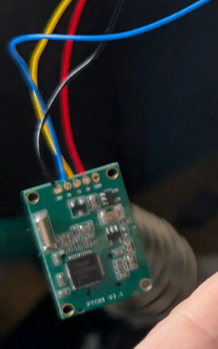 Soldering the camera module